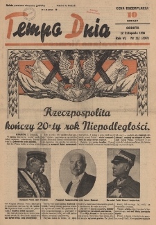 Tempo Dnia 1938, R. VI, nr 312