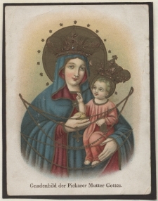Gadenbild der Piekarer Mutter Gottes.