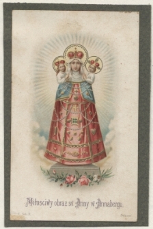 Miłościwy obraz sv. Anny w Annabergu