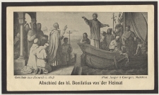 Abschied des hl. Bonifatius von der Heimat