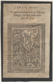 Ut cognoscat mundus quia ego diligo patrem [...]