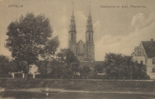Oppeln : Oderpartie m. Kath. Pfarrkirche