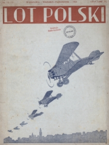 Lot Polski : Organ Ligi Obrony Powietrznej Państwa, R. II, Nr 12-13