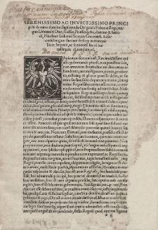 Juris provincialis quod Speculum Saxonum vulgo nuncupatus libri tres opera vigilanti in correctiorem redacti materiam, adjuncti simul glossis aliisque additionibus noviter reccollectis pro interpraelatione textus magis neccessariis Annotatainsuper in marginibus habentur loca legum Jurisque municipalis Magdeburg, materiam textus et glossarum approbantia declarantiaque grato lectori magnum afferentia commodum in Reg a Polonie