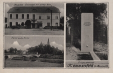 Kammersfeld Kr. Neustadt : Koschella's Gastställe zur guten Rast, Partie ander Kirche, Kriegerdenkmal