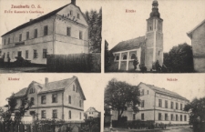 Zauchwitz : Felix Kausch's Gasthaus, Kirche, Kloster, Schule