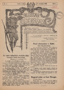 Gazetka Żołnierska, R.1, Nr 8