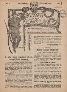 Gazetka Żołnierska, R.1, Nr 12