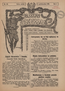 Gazetka Żołnierska, R.1, Nr 22