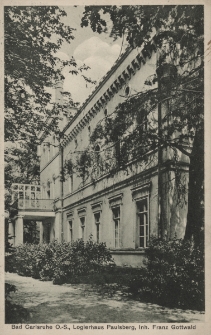 Bad Carlsruhe O.-S. : Logierhaus Paulsberg, Inh. Franz Gottwald