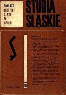 Studia Śląskie. Seria Nowa. T.30