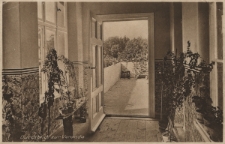 [Bad Carlsruhe i. Schl.] : Durchblick zur Veranda