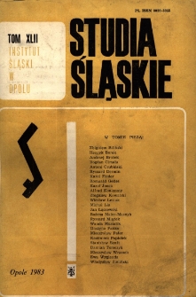 Studia Śląskie. Seria Nowa. T.42