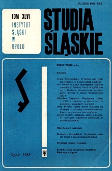 Studia Śląskie. Seria Nowa. T.46