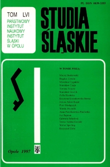 Studia Śląskie. Seria Nowa. T.56