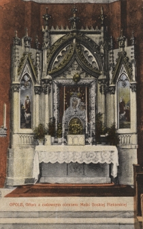 Opole : Ołtarz z cudownym obrazem Matki Boskiej Piekarskiej