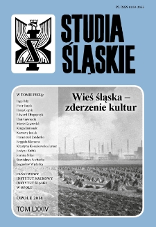 Studia Śląskie. Seria Nowa. T.74