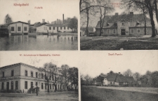 Königshuld : Fabrik, Direktor Villa, W. Schönborn's Gasthof u. Garten, Dorf-Partie