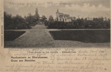 Pozdrowienie ze Stanisławowa : Park miejski im. Ces. Elżbiety