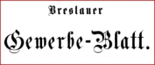 Breslauer Gewerbe - Blatt, 1856