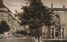 Oppeln : Bismarck-Strasse mit Reichsbank