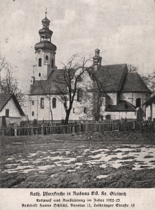 Kath. Pfarrkirche in Rudnau OS. kr. Gleiwitz