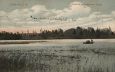 Carlsruhe, O.S. : Helenenteich mit k&uuml;nstlichen Bergen