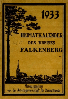 Heimatkalender des Kreises Falkenberg, 1933