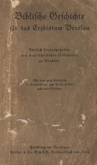 Biblische Geschichte für das Erzbistum Breslau