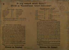 Ile dr&oacute;g wodnych utracili Niemcy?