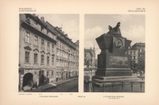 Tafel 165 Neuklassicismus : Breslau Goldene Radegasse No8, No7, No6 ; Tauentzien-Denkmalvon S&uuml;den Her