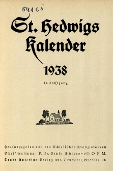 Hedwigs Kalender, 1938