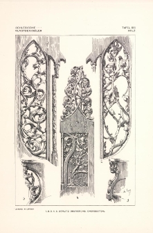 Tafel 193 Holz : G&ouml;rlitz Oberkirche Chorgest&uuml;hl
