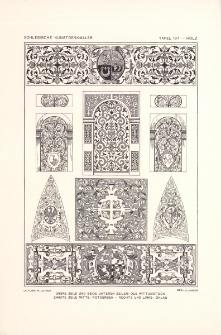 Tafel 197 Holz : Obere Zeile und Beide unteren Zeilen Öls Wittumstock, Zweite Zeile Mitte Rotsürben, Rechts und Links Ohlau