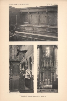 Tafel 199 Holz : Breslau Elisabethkirche Wallenbergkapelle ; Breslau Magdalenenkirche ; Gleiwitz