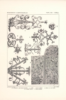 Tafel 205 Metall : Liegnitz Johanneskirche ; Jauer ; Rotsürben ; Görlitz Rathaus ; Heinrichau ; Hirschberg