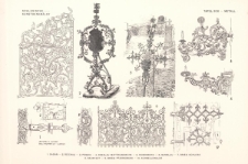 Tafel 206 Metall : Sagan ; Reichau ; Penzig ; Breslau Matthiaskirche ; Rosenberg ; Namslau ; Brieg Schloss ; Neustadt ; Brieg Pfarrkirche ; Schnellewalde