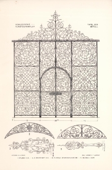 Tafel 209 Metall : R&auml;uden O.S. ; Neustadt O.S. ; Glogau Gymnasialkirche ; Glogau Dom