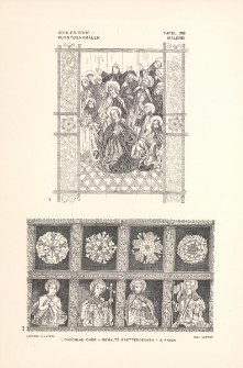 Tafel 218 Malerei : Chechlau Chor - Bemalte Bretterdecken ; Pniow