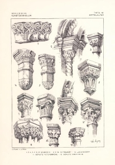 Tafel 10 Mittelalter : Neukirch ; Hermsdorf ; Ludwigsdorf ; G&ouml;rlitz Peterskirche ; G&ouml;rlitz Oberkirche