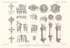 Tafel 22 Mittelalter : Schlosskapelle Ratibor ; Kalkau ; Reichenbach ; Breslau Gymnasialkirche ; Oppeln Ev. K. ; Bolkenhain