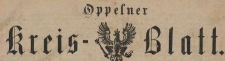 Oppelner Kreisblatt, 1883/84