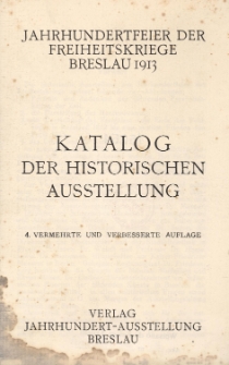 Katalog der historischen Ausstellung