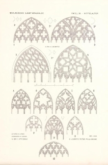 Tafel 39 Mittelalter : Liegnitz ; Striegau ; Liegnitz Peter Paul-Kirche