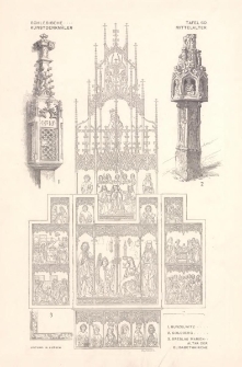 Tafel 60 Mittelalter : Bunzelwitz ; Goldberg ; Breslau Marienaltar der Elisabethkirche