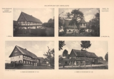 Tafel 70 Bauernh&auml;user Der Oberlausitz : Keula ; Waldau Ol. ; Ober-Heidersdorf No 123 ; Ober-Heidersdorf No 125