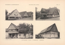 Tafel 71 Volkst&uuml;mlicher Holzbau : Mittelwalde ; Lewin ; Olbersdorf ; B&auml;rndorf