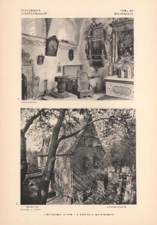 Tafel 90 Renaissance : Rots&uuml;rben Kirche ; Thorhaus der Kynsburg