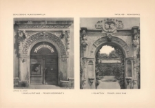 Tafel 108 Renaissance : Bunzlau Rathaus - Fr&uuml;her Niedermarkt 8 ; Rohnstock - Fr&uuml;her Liegniz Ring 1