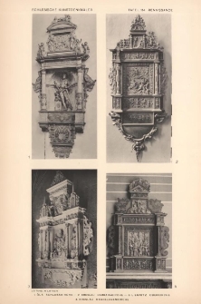 Tafel 114 Renaissance : Öls Schlosskirche ; Breslau Barbarakirche ; Liegnitz Oberkirche ; Breslau Magdalenenkirche